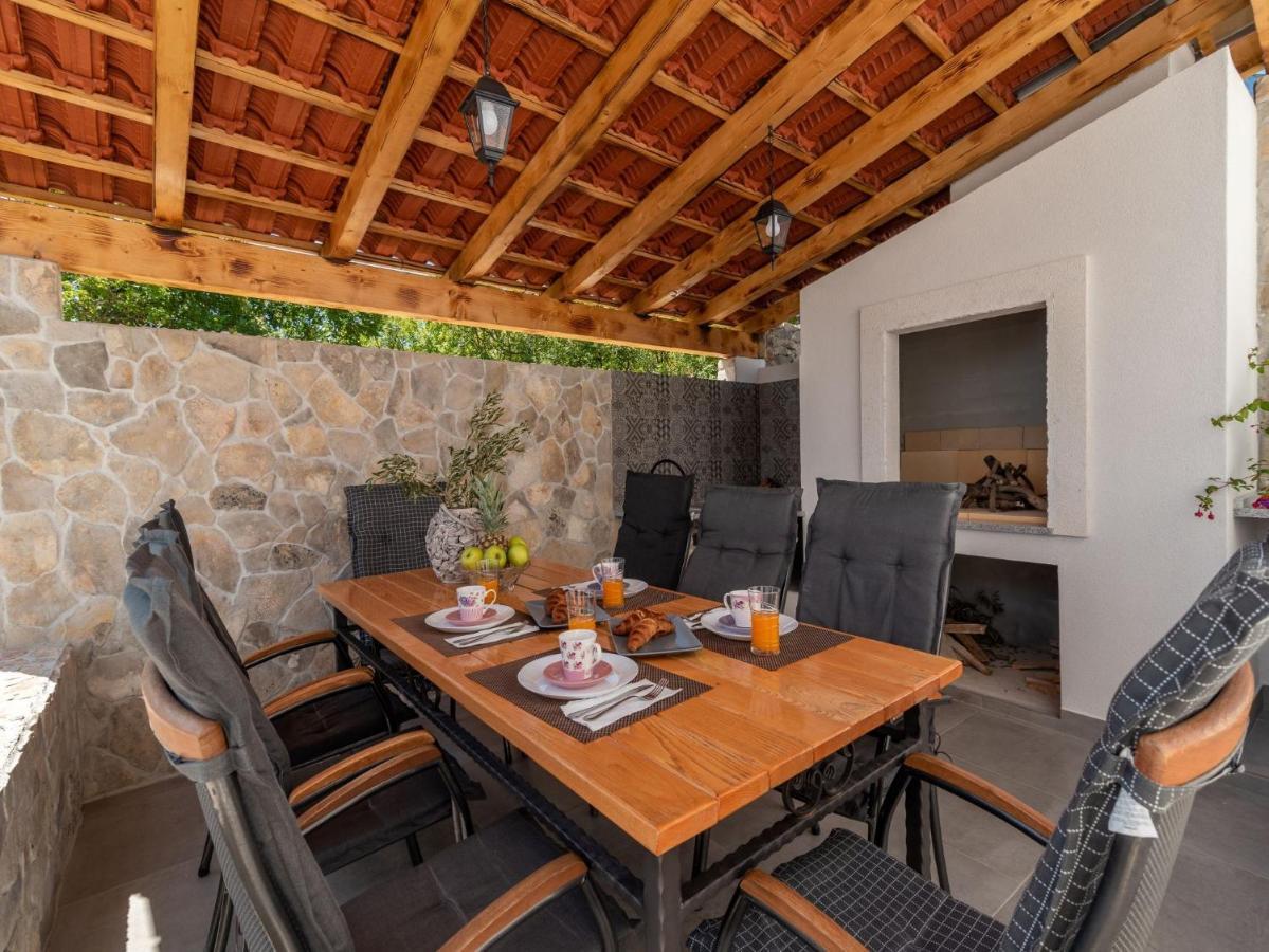 Scenic Sea View,Three Bedroom Villa With Pool Trogir Exteriör bild