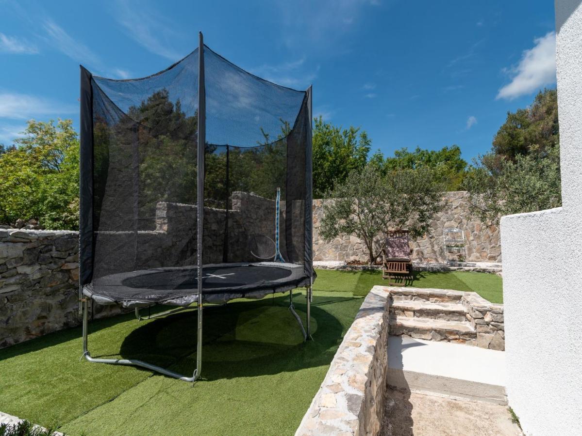 Scenic Sea View,Three Bedroom Villa With Pool Trogir Exteriör bild