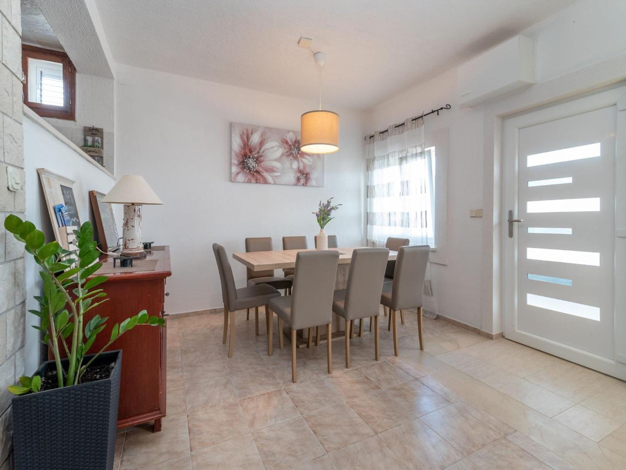 Scenic Sea View,Three Bedroom Villa With Pool Trogir Exteriör bild